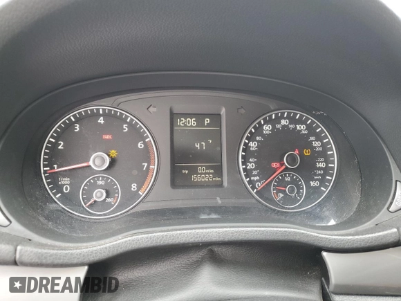 2014 Volkswagen Passat S with VIN 1VWAP7A30EC001976, listed as a Copart auction lot 49905115 with 156,022 mi miles and Salvage title. Bid and sale history available at DreamBid. Image 9.