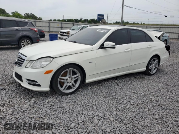 2012 Mercedes-Benz E 350 Luxury with VIN WDDHF5KB9CA590720, listed as a Copart auction lot 56544155 with 187,826 mi miles and Salvage title. Bid and sale history available at DreamBid. Image 1.