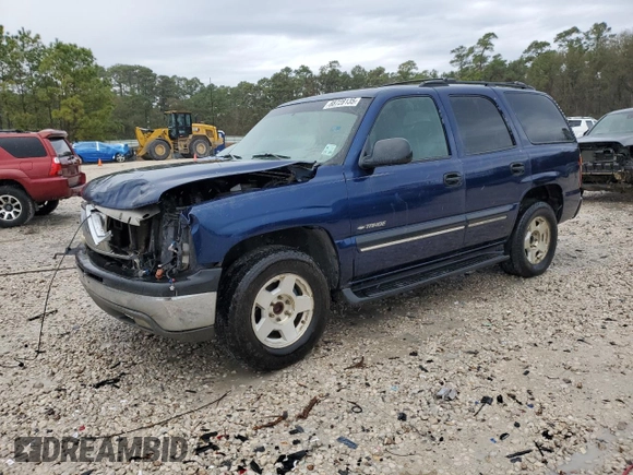 2002 Chevrolet Tahoe LT with VIN 1GNEC13ZX2R170031, listed as a Copart auction lot 88728135 with 370,496 mi miles and Salvage title. Bid and sale history available at DreamBid. Image 1.