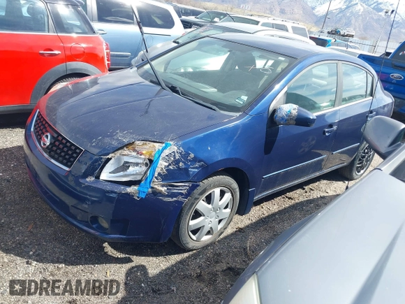 2008 Nissan Sentra S with VIN 3N1AB61E38L607703, listed as a IAAI auction lot 41790092 with 124,564 mi miles and . Bid and sale history available at DreamBid. Image 2.