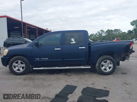 2007 Nissan Titan XE with VIN 1N6BA07AX7N236492, listed as a IAAI auction lot 41668602 with 205,028 mi miles. Bid and sale history available at carsss.com. Image 13.