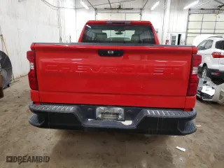 2019 Chevrolet Silverado 1500 Work Truck with VIN 1GCRYAEFXKZ345098, listed as a Copart auction lot 84142694 with 56,705 mi miles and Salvage Title. Bid and sale history available at carsss.com. Image 6.
