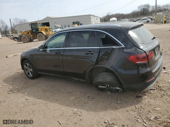 2020 Mercedes-Benz GLC with VIN WDC0G8EB6LF733024, listed as a Copart auction lot 48822345 with 118,854 mi miles and Salvage Title. Bid and sale history available at carsss.com. Image 2.