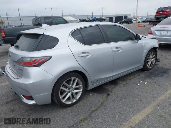 2016 Lexus CT 200h with VIN JTHKD5BH8G2268613, listed as a IAAI auction lot 42034614 with 91,778 mi miles and . Bid and sale history available at carsss.com. Image 4.