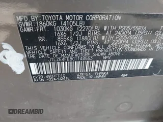 2012 Scion xB with VIN JTLZE4FE8C1144563, listed as a IAAI auction lot 41695722 with 220,706 mi miles and . Bid and sale history available at DreamBid. Image 9.