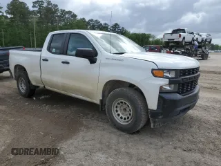 2020 Chevrolet Silverado 1500 Work Truck with VIN 1GCRWAEF8LZ334866, listed as a Copart auction lot 51625295 with 184,947 mi miles and Salvage Title. Bid and sale history available at DreamBid. Image 4.