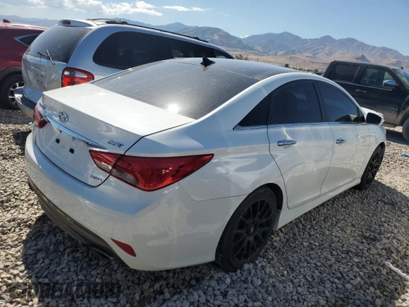 2014 Hyundai Sonata Limited with VIN 5NPEC4AB5EH827118, listed as a Copart auction lot 71737274 with 149,597 mi miles and Salvage Title. Bid and sale history available at DreamBid. Image 3.
