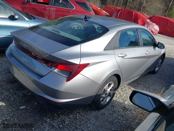 2021 Hyundai Elantra SE with VIN 5NPLL4AG4MH035852, listed as a IAAI auction lot 41264724 with 55,874 mi miles. Bid and sale history available at carsss.com. Image 4.