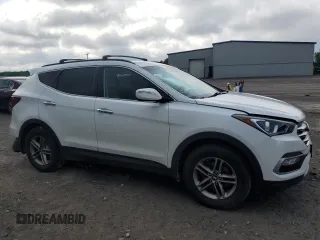 2018 Hyundai Santa Fe 2.4L with VIN 5NMZUDLB9JH073417, listed as a Copart auction lot 61690065 with 170,615 mi miles and Salvage title. Bid and sale history available at DreamBid. Image 4.