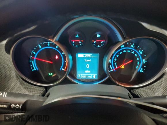 2013 Chevrolet Cruze 1LT with VIN 1G1PC5SB9D7220387, listed as a Copart auction lot 55957345 with 258,513 mi miles and Clean Title. Bid and sale history available at DreamBid. Image 9.