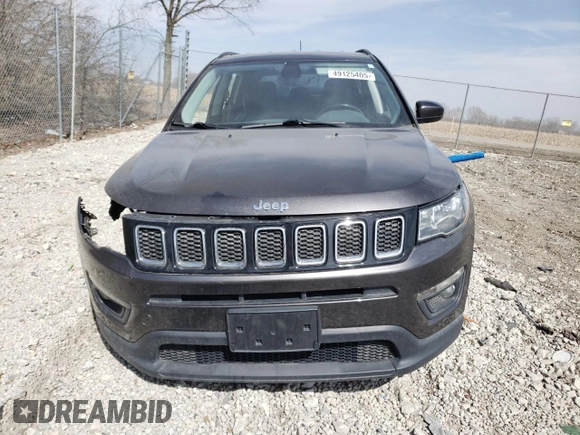 2018 Jeep Compass Latitude with VIN 3C4NJCBB8JT265580, listed as a Copart auction lot 49125405 with 85,905 mi miles and Salvage Title. Bid and sale history available at carsss.com. Image 5.