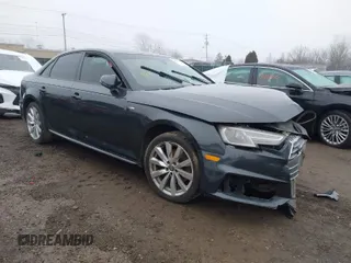2018 Audi A4 Premium with VIN WAUKMAF48JA068794, listed as a IAAI auction lot 41513404 with 63,624 mi miles. Bid and sale history available at carsss.com. Image 1.