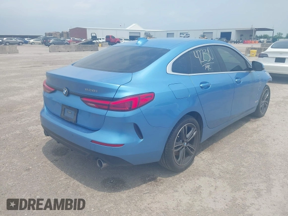 2021 BMW 2 Series 228i with VIN WBA53AK08M7H81105, listed as a IAAI auction lot 42275060 with 45,285 mi miles and . Bid and sale history available at DreamBid. Image 4.
