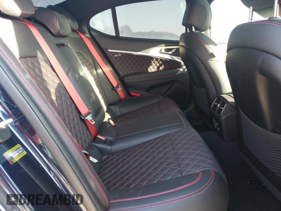 2023 Genesis G70 3.3T with VIN KMTG54TE1PU123941, listed as a Copart auction lot 48929985 with 17,220 mi miles and Salvage title. Bid and sale history available at DreamBid. Image 10.