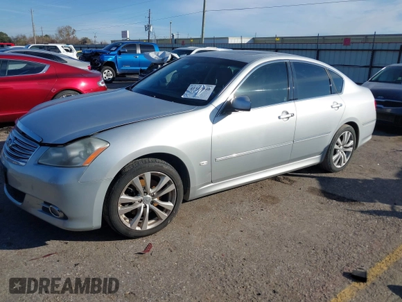 2008 Infiniti M with VIN JNKAY01E28M601307, listed as a IAAI auction lot 41312040 with 159,122 mi miles and . Bid and sale history available at carsss.com. Image 2.