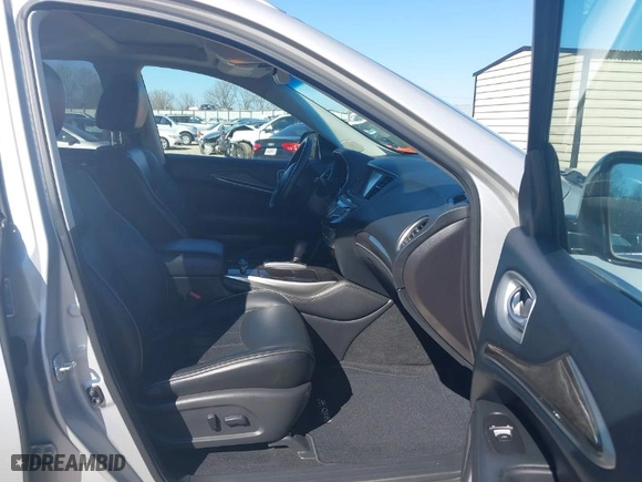 2015 Infiniti QX60 with VIN 5N1AL0MN9FC525210, listed as a IAAI auction lot 41492063 with 158,154 mi miles. Bid and sale history available at carsss.com. Image 5.