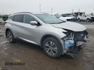 2021 Nissan Murano SV with VIN 5N1AZ2BS6MC104884, listed as a Copart auction lot 47567305 with 36,331 mi miles and Salvage Title. Bid and sale history available at DreamBid. Image 4.