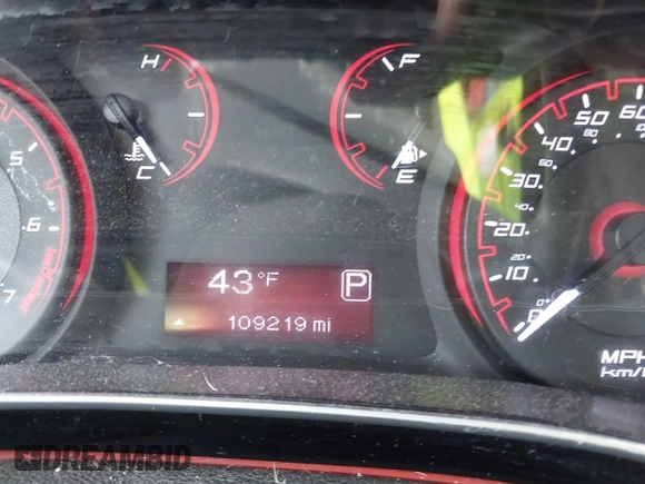 2015 Dodge Dart SXT with VIN 1C3CDFBB7FD407239, listed as a IAAI auction lot 41948863 with 109,219 mi miles. Bid and sale history available at carsss.com. Image 15.