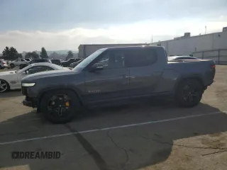 2022 Rivian R1T Adventure Package with VIN 7FCTGAAA7NN006498, listed as a Copart auction lot 89338075 with 46,384 mi miles and Salvage Title. Bid and sale history available at carsss.com. Image 1.