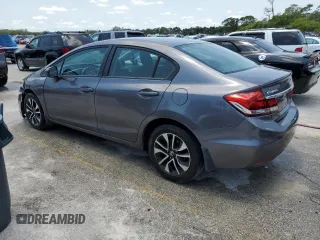 2015 Honda Civic EX with VIN 19XFB2F86FE008181, listed as a Copart auction lot 55207415 with 131,178 mi miles and Salvage Title. Bid and sale history available at DreamBid. Image 2.