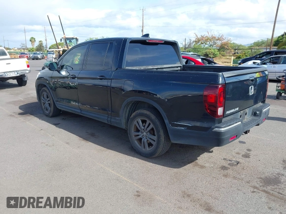 2017 Honda Ridgeline Sport with VIN 5FPYK2F11HB006113, listed as a IAAI auction lot 42419631 with 101,562 mi miles and . Bid and sale history available at DreamBid. Image 3.