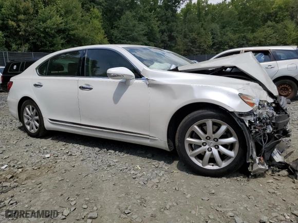 2011 Lexus LS 460 L with VIN JTHGL5EF3B5043722, listed as a Copart auction lot 66311084 with NaN miles and Salvage Title. Bid and sale history available at carsss.com. Image 4.