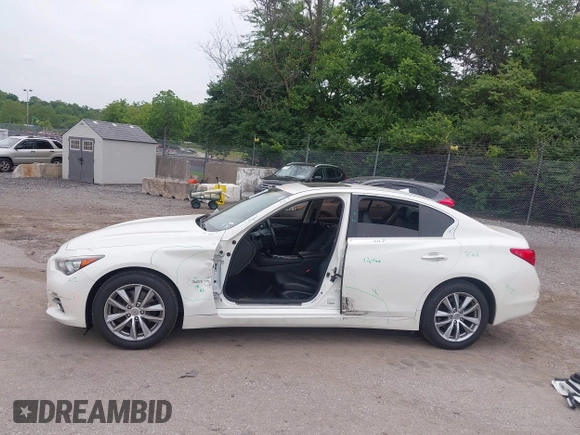2017 Infiniti Q50 Premium z VIN JN1EV7AR5HM836200, wystawiony jako IAAI lot #42352743 z przebiegiem 127 105 mil mil oraz . Historia ofert i sprzedaży dostępna na DreamBid. Obrazek 15.