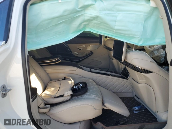 2017 Mercedes-Benz S with VIN WDDUX7GB3HA323645, listed as a Copart auction lot 46950295 with Not Provided miles and Salvage Title. Bid and sale history available at DreamBid. Image 10.