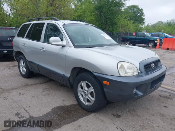 2002 Hyundai Santa Fe GLS with VIN KM8SC73D42U152166, listed as a IAAI auction lot 42088109 with 199,051 mi miles. Bid and sale history available at carsss.com. Image 1.