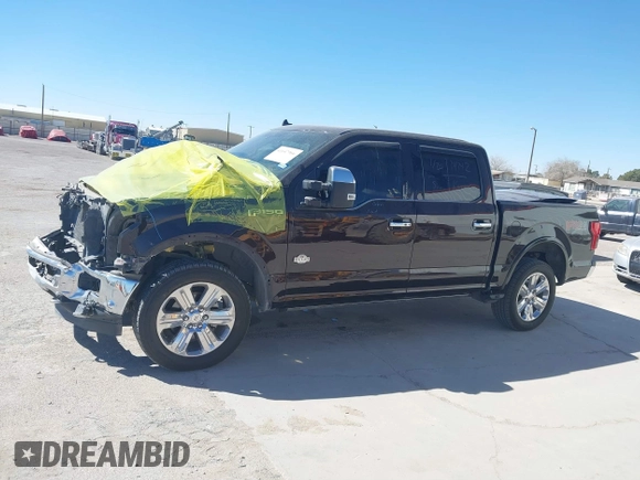 2018 Ford F-150 XL with VIN 1FTEW1E5XJFE46654, listed as a IAAI auction lot 41647966 with 93,397 mi miles. Bid and sale history available at carsss.com. Image 14.