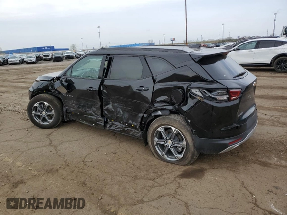 2024 Chevrolet Blazer LT z VIN 3GNKBCR47RS258104, wystawiony jako Copart lot #54824135 z przebiegiem 7 683 mil mil oraz Szkoda całkowita • Salvage title. Historia ofert i sprzedaży dostępna na DreamBid. Obrazek 2.