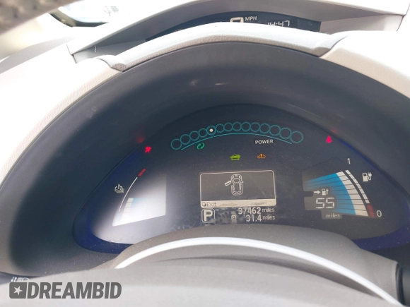 2017 Nissan LEAF S with VIN 1N4BZ0CP1HC302579, listed as a IAAI auction lot 41920542 with 37,462 mi miles. Bid and sale history available at carsss.com. Image 18.