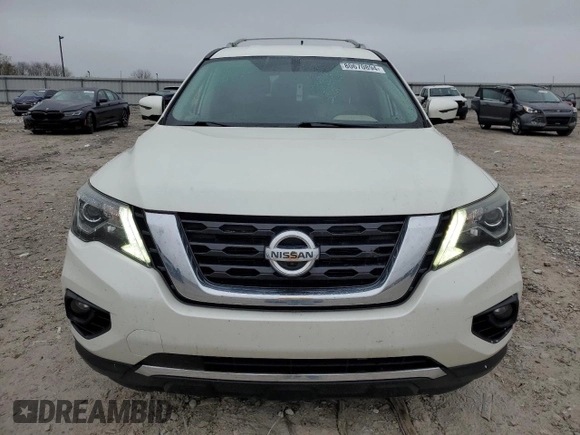 2017 Nissan Pathfinder Platinum with VIN 5N1DR2MN8HC645395, listed as a Copart auction lot 80670894 with 137,091 mi miles and Salvage Title. Bid and sale history available at carsss.com. Image 5.