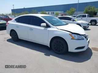 2015 Nissan Sentra SV z VIN 3N1AB7AP0FY370790, wystawiony jako IAAI lot #42053171 z przebiegiem Nie podano mil oraz . Historia ofert i sprzedaży dostępna na DreamBid. Obrazek 1.