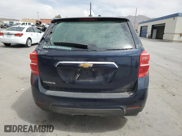 2017 Chevrolet Equinox LS with VIN 2GNALBEK7H6103363, listed as a Copart auction lot 51004595 with 238,552 mi miles and Salvage Title. Bid and sale history available at DreamBid. Image 6.
