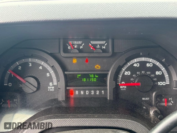 2012 FORD E350 SUPER DUTY CUTAWAY VAN with VIN 1FDEE3FS3CDA11858, listed as a Copart auction lot 45785105 with 181,190 mi miles and Clean Title. Bid and sale history available at DreamBid. Image 8.