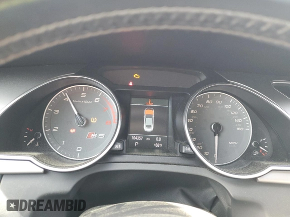2014 Audi S5 Premium Plus z VIN WAUCGAFH2EN007003, wystawiony jako Copart lot #50761345 z przebiegiem 104 357 mil mil oraz Tytuł czysty. Historia ofert i sprzedaży dostępna na DreamBid. Obrazek 9.
