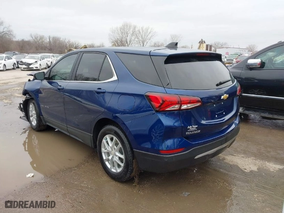2022 Chevrolet Equinox LT with VIN 3GNAXKEV6NS202946, listed as a IAAI auction lot 41486875 with 27,802 mi miles. Bid and sale history available at carsss.com. Image 3.