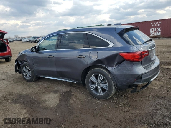 2018 Acura MDX z VIN 5J8YD4H35JL020193, wystawiony jako Copart lot #50414335 z przebiegiem 84 578 mil mil oraz Szkoda całkowita • Salvage title. Historia ofert i sprzedaży dostępna na DreamBid. Obrazek 2.