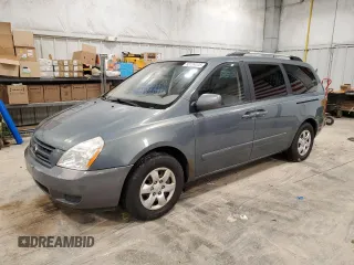 2009 Kia Sedona LX with VIN KNDMB233X96300720, listed as a Copart auction lot 52724825 with 134,502 mi miles and Clean Title. Bid and sale history available at carsss.com. Image 1.