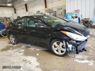 2012 Hyundai Elantra GLS with VIN KMHDH4AE1CU262999, listed as a Copart auction lot 48101655 with 0 mi miles and Non Repairable. Bid and sale history available at carsss.com. Image 4.