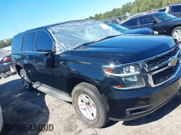 2015 Chevrolet Tahoe Commercial with VIN 1GNLC2EC3FR280365, listed as a IAAI auction lot 40580594 with 195,740 mi miles and . Bid and sale history available at DreamBid. Image 1.