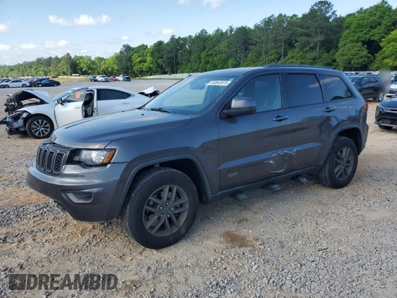 2016 Jeep Grand Cherokee 75th Anniversary z VIN 1C4RJFAG2GC434626, wystawiony jako Copart lot #53643975 z przebiegiem 125 294 mil mil oraz Szkoda całkowita • Salvage title. Historia ofert i sprzedaży dostępna na DreamBid. Obrazek 1.
