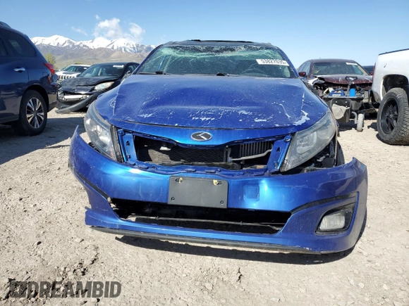 2015 Kia Optima SX Turbo with VIN 5XXGR4A62FG387687, listed as a Copart auction lot 53827035 with Not provided miles and Salvage title. Bid and sale history available at DreamBid. Image 5.