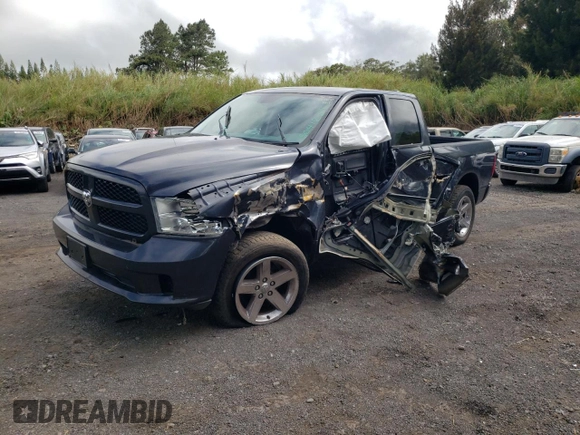 2014 Ram 1500 Express with VIN 1C6RR7FT1ES468491, listed as a Copart auction lot 50412345 with Not provided miles and Salvage title. Bid and sale history available at DreamBid. Image 1.