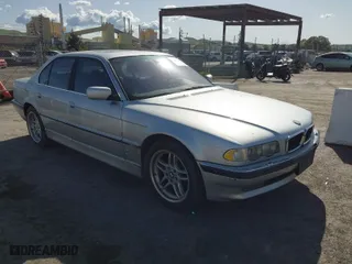 2001 BMW 7 Series 740iA with VIN WBAGG83451DN86662, listed as a IAAI auction lot 41967255 with 187,669 mi miles. Bid and sale history available at carsss.com. Image 1.