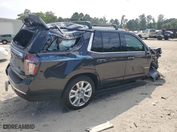 2023 Chevrolet Tahoe High Country with VIN 1GNSKTKT4PR253279, listed as a Copart auction lot 67980984 with 22,222 mi miles and Salvage Title. Bid and sale history available at carsss.com. Image 3.