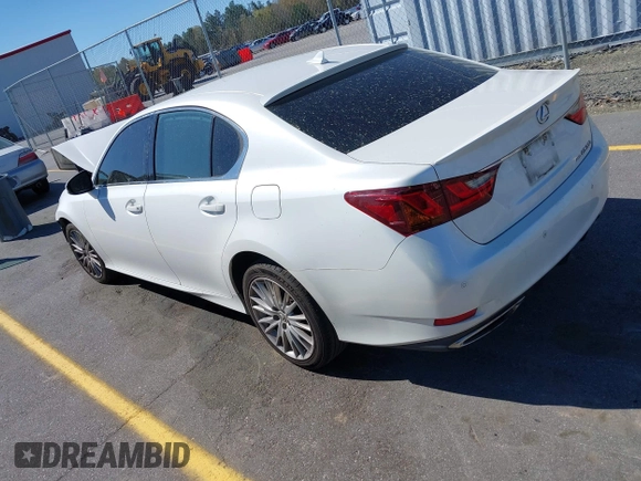 2013 Lexus GS with VIN JTHCE1BLXD5018542, listed as a IAAI auction lot 41835538 with 150,472 mi miles. Bid and sale history available at carsss.com. Image 3.