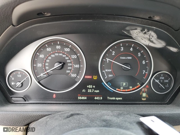 2018 BMW 3 Series 330i with VIN WBA8B9G56JNU98354, listed as a Copart auction lot 85823014 with 56,464 mi miles and Salvage Title. Bid and sale history available at carsss.com. Image 9.