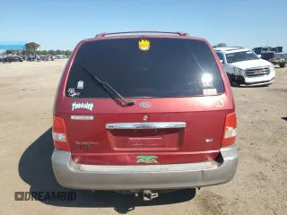 2003 Kia Sedona LX with VIN KNDUP131236411909, listed as a Copart auction lot 73715384 with 179,642 mi miles and Salvage Title. Bid and sale history available at carsss.com. Image 6.